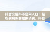 抖音充值抖币官网入口：轻松实现你的虚拟消费，抖音充值抖币官网入口安卓 