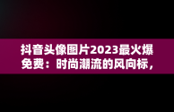 抖音头像图片2023最火爆免费：时尚潮流的风向标，抖音头像图片2023最火爆免费版女 