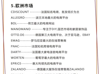 全球跨境电商平台排行榜前十名(全球跨境电商平台排行榜前十名品牌)