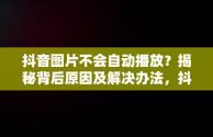 抖音图片不会自动播放？揭秘背后原因及解决办法，抖音图片不会自动播放怎么回事 