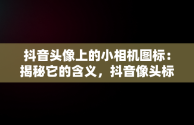 抖音头像上的小相机图标：揭秘它的含义，抖音像头标志 