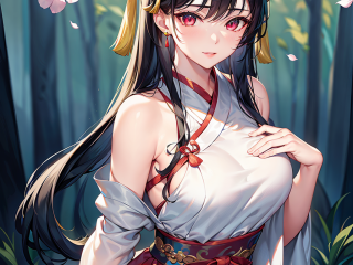绘画二次元女生教程,ai绘画二次元美女关键词