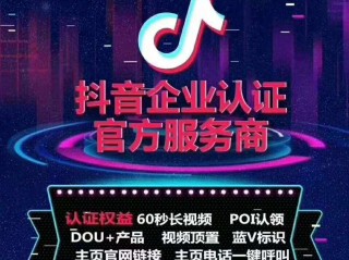 抖音企业认证入口(抖音企业认证入口官网)