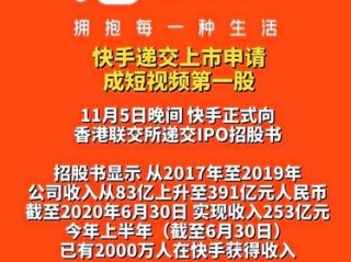 快手股票怎么买(怎么购买快手的股票)