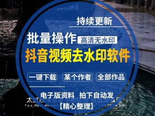 短视频去水印的手机软件哪个好用,短视频去水印软件