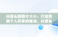 抖音头像图片大小：打造完美个人形象的秘诀，抖音头像图片大小图片对比 