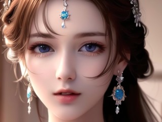 ai绘画25d古风美女(AI绘画25D古风美女关键词)