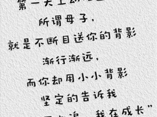 幼儿园入学最火句子(幼儿园入学最火句子妈妈不舍)
