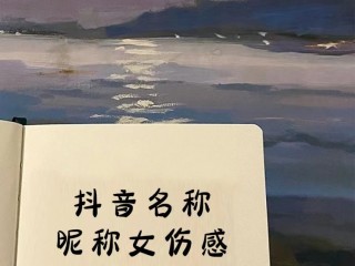 抖音名称.昵称女静,女生好听的抖音名安静的