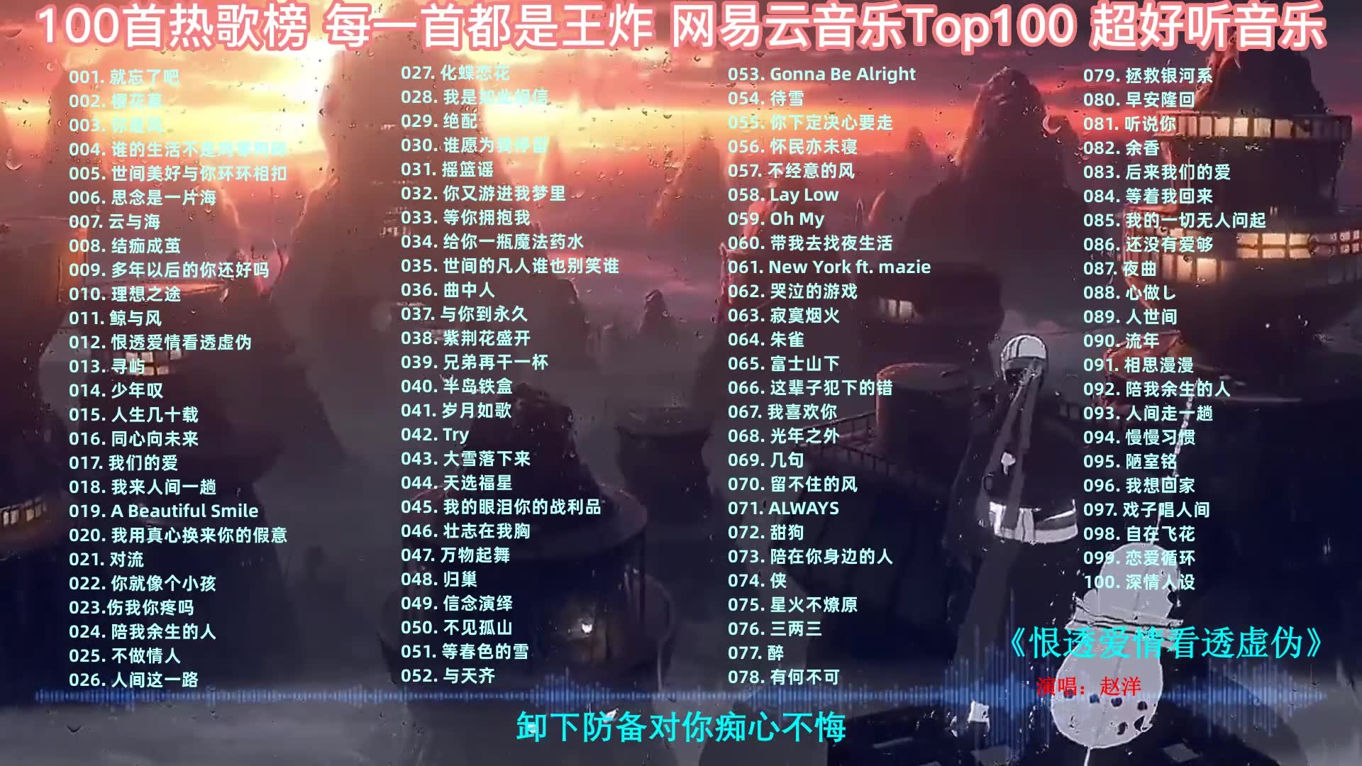 十大抖音最火的歌曲人生走个过场,十大抖音最火的歌曲